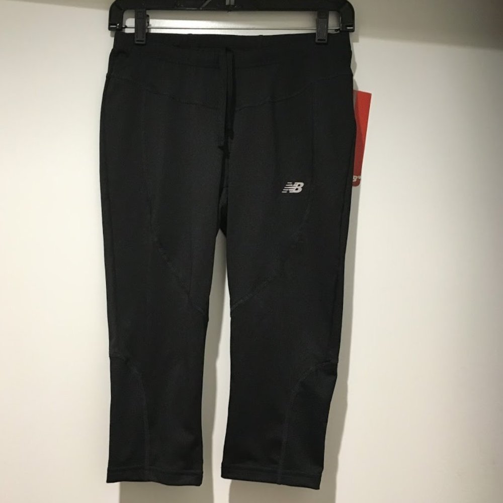 New Balance Black Run Capri Size Medium